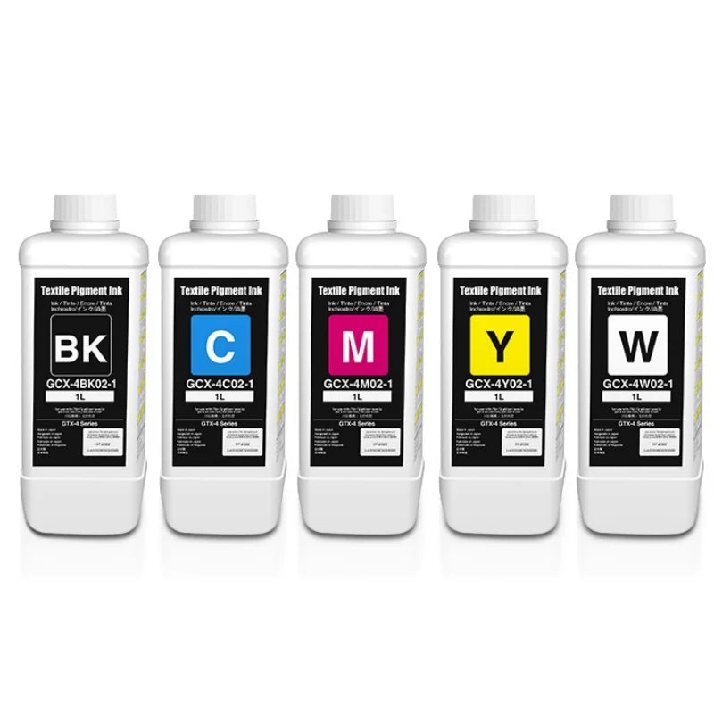 Brother GTX/GTX Pro/GTX600 Garment Printer Fabric Cotton T-shirt Printing Water-based DTG Printing Ink Textile Pigment Ink