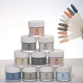 2oz Wholesale Fast Dry Nail Decoration 10 Colors Limited Edition High Ductility Long Lasting Glitter Water Acrylic Powder
