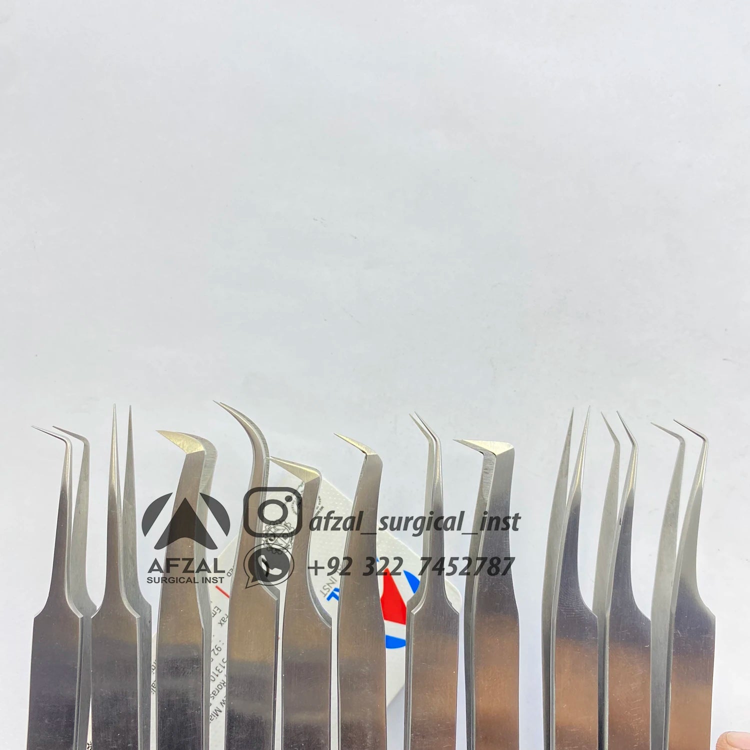 2025 Russian Volume Tweezers for Eyelash Extensions Eco-Friendly Stainless Steel Fiber Tip Type Private Label