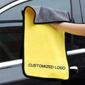 Custom Made  30*30 cm Quick Drying Car Wash Towels Laser Ironing logo  Microfibre Cleaning Towel Car Washing Cleaning Towels