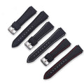 LAIHE Economical Quick Release 18mm-24mm Silicone Watch Bands Rubber Material for Watch Strap Replacement