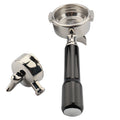 NEW Single Spout E61 Coffee Portafilter Plastic Handle 58mm Portafilter Big Type 304 Stainless Steel Portafilter Coffee Machine