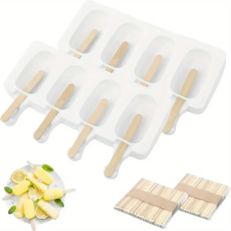 Popsicle Creative Popsicle  Silicone Popsicle Mold for Ice Cream Frozen Ice Cube Box