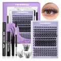 DIY Private Label Premade Fan Eyelash Extension Kits 40d 60d Lashes Mixed Hand Made Fan Eyelashes Cluster
