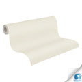 Made in Germany - Pre-Pasted Wallpaper Rolls Plain Colour Cream - Non Woven Vinyl - Modern Wallpaper Pre-glued - 1005 x 053 m