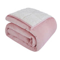 Polyester Faux Sherpa 2 Sides Super Comfortable Soft Weight Blankets for Winter Double Bed Feels Like a Hug