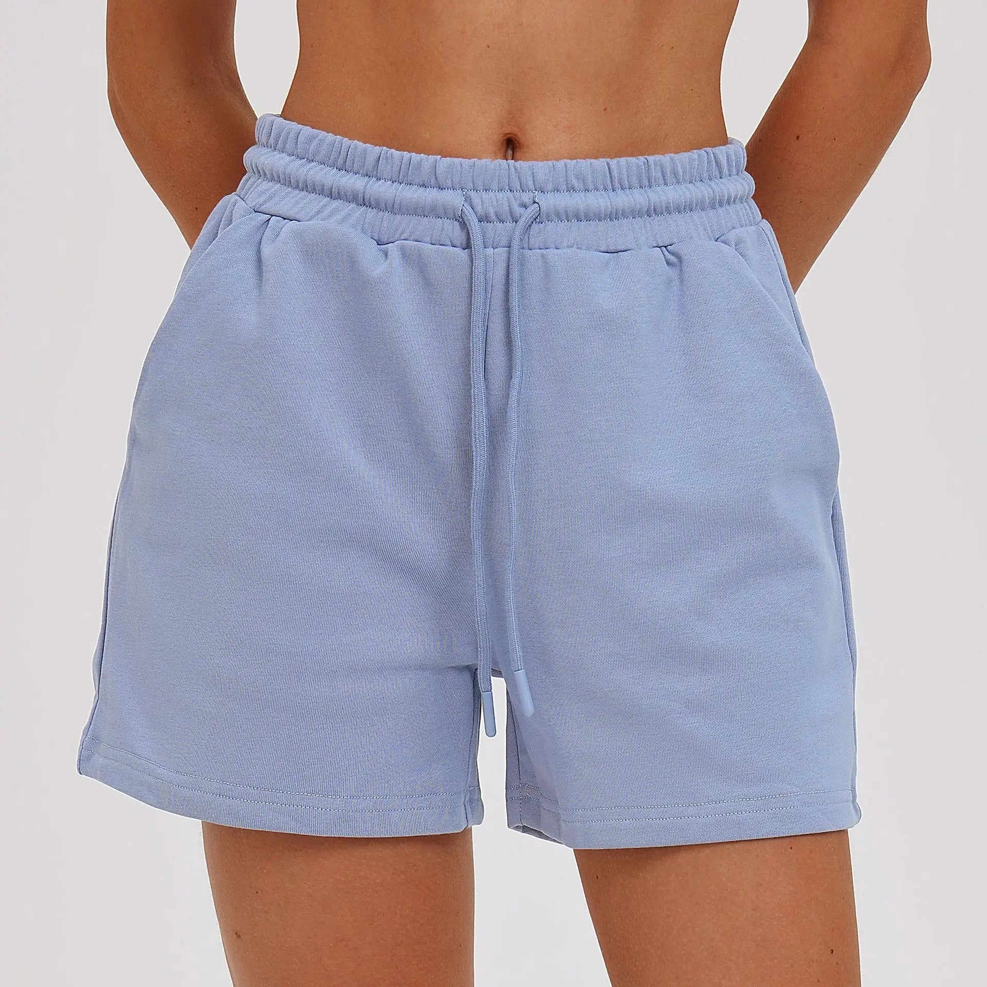 Sports Yoga Sweatpants Outdoor Casual Pockets Straight Leg Shorts Women's Running and Cycling Outerwear Pants Sweatpants