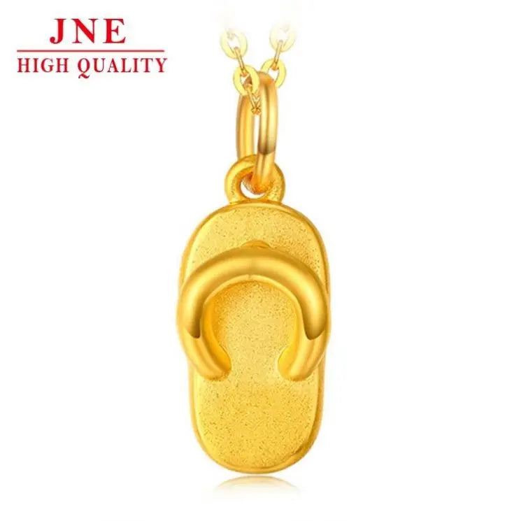 Vietnam Placer Gold Anklet Statement slippers Pendant Gold Shop Same Imitation 24k Gold Lucky Beads Necklace Cute Jewelry