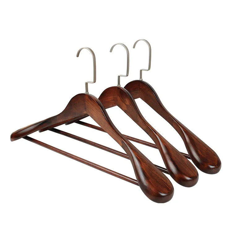 45 CM Retro Color Wood Mens Wood Jacket Coat Hanger
