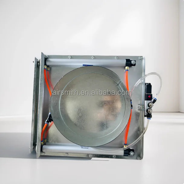 Galvanized Steel Pneumatic Gate Valves Pneumatic Slide Gate Valves for Ventilation Dust Removal