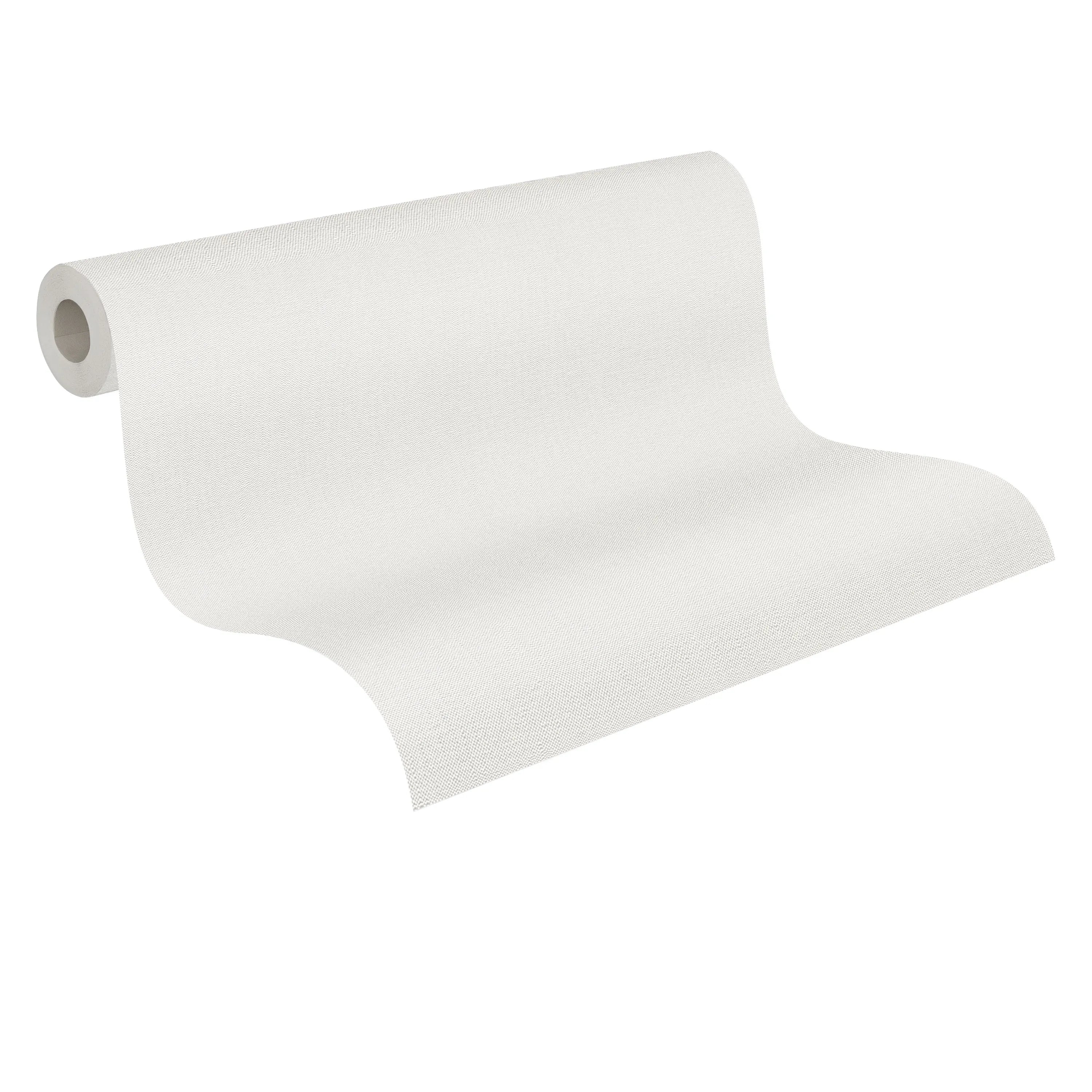 Made in Germany - Wallpaper rolls Solid Plain Cream - Non Woven Vinyl - Modern Wallpaper Structure for Walls - 1005 x 053 m