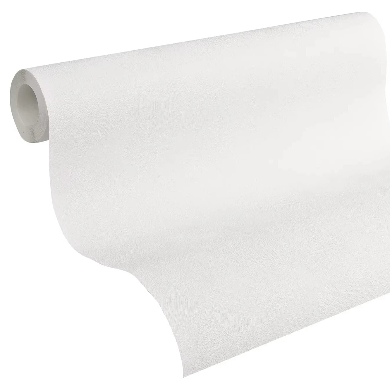 Made in Germany - Coatable Wallpaper rolls Plain Paintable White Non Woven Vinyl Wallpaper for costum painting - 1005 x 053 m