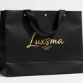 Custom Packaging Luxury Embossed Logo Clothing Store Shopping Bag Craftsmanship Custom Handbag with Ribbon Custom Paper Bags