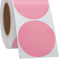 2" Circle Thermal Label Sticker for PrinterSelf Adhesive Round Thermal Labels Stickers 750Pcs/Roll