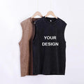 Wholesale Acid Wash tank Top 230 Grams 100% Cotton Men Sleeveless T-shirt