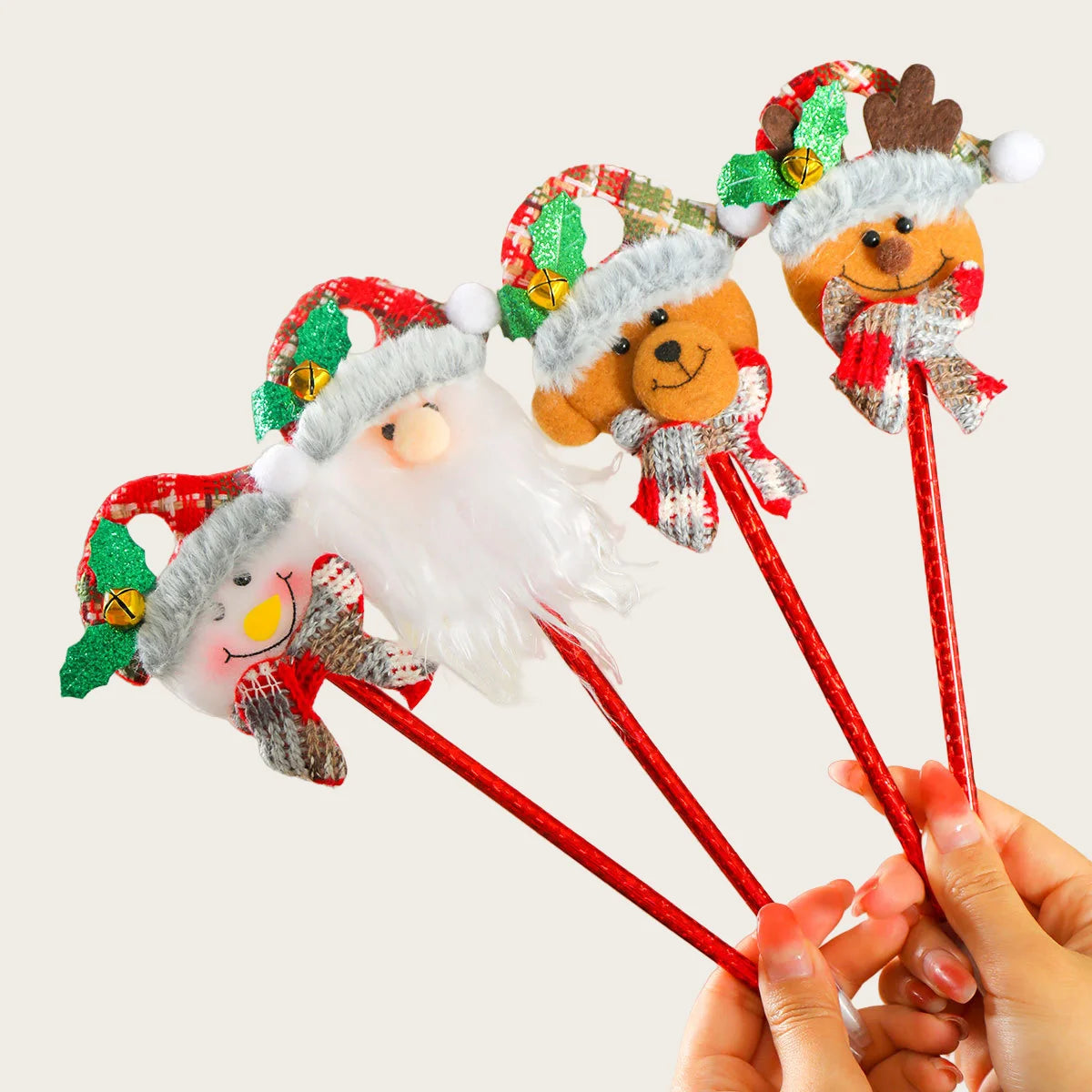 Christmas Decoration Supplies Elk Santa Claus Snowmen Children Toys Classroom Reward Novelty Gifts Christmas Cute Ballpoint Pen
