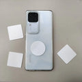 Microfiber Stickers Blank Sticky Microfiber Screen Cleaner Plain Mobile Phone Cleaning Pad