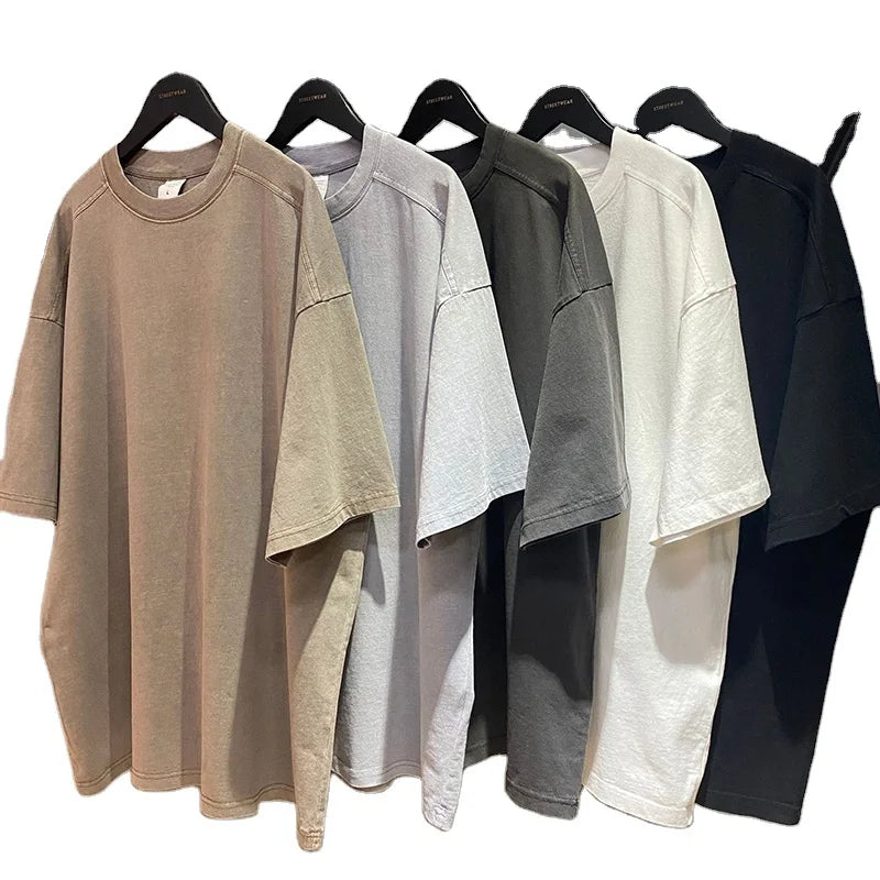 T Shirts Manufacturer Wholesale Plain Shirts for Men Custom Cotton Poly Blend Cheaper T Shirt