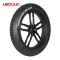 Nedong Electric Bike Non Deflated Tires Light Elastic Fat Tire Anti Puncture Maintain Free Airless 20*4.0 Tyres Black 100KG Load