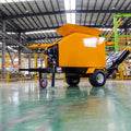 HIGHTOP Towable Jaw Crusher Mini Portable Stone Jaw Crusher 2-4Ton Production HTJC135 Rock Crusher with Gasoline Engine
