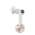 Automatic Eco-Sustainable Foamer Pet Intelligent Bath Bubble Machine With Silicone Bath Brush Plastic Silicone for Pet Cleaning
