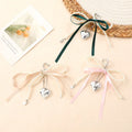 Fashion Bow Keychain Y2k Heart Pearl Bowknot Key Chain Ins Sweet Keyring Bag Pendant Cute Accessories Car Keychain Phone Strap