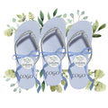Women's Thong Sandals Wedding Flip Flops for Guests Bride Bridesmaid White Dancing Summer Lightweight