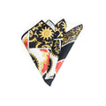 Gray Spanish Pattern Cotton Pocket Square Clothing Accessories for Men Adult One Size