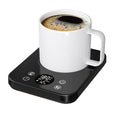 Portable Mini Electric Smart Cup Warmer Fast Heating with Temperature Setting for Coffee or Beverage Includes Lid