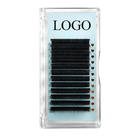 Eyelash Extension Handmade Fan Narrow Y YY 3D Clover OEM C D DD Curl Fox Slant Flying YY Lash Extension PBT Vegan Natural Long