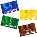 Set of 4 magnetic recycling labels made of matte PVC - full-color - 80mm x 50mm