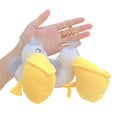 HOT Small Plush Plushies Life Like Pelican Bird Keychain Stuffed Animal Toys Peluches Pelecanidae Keychain for Claw Machine