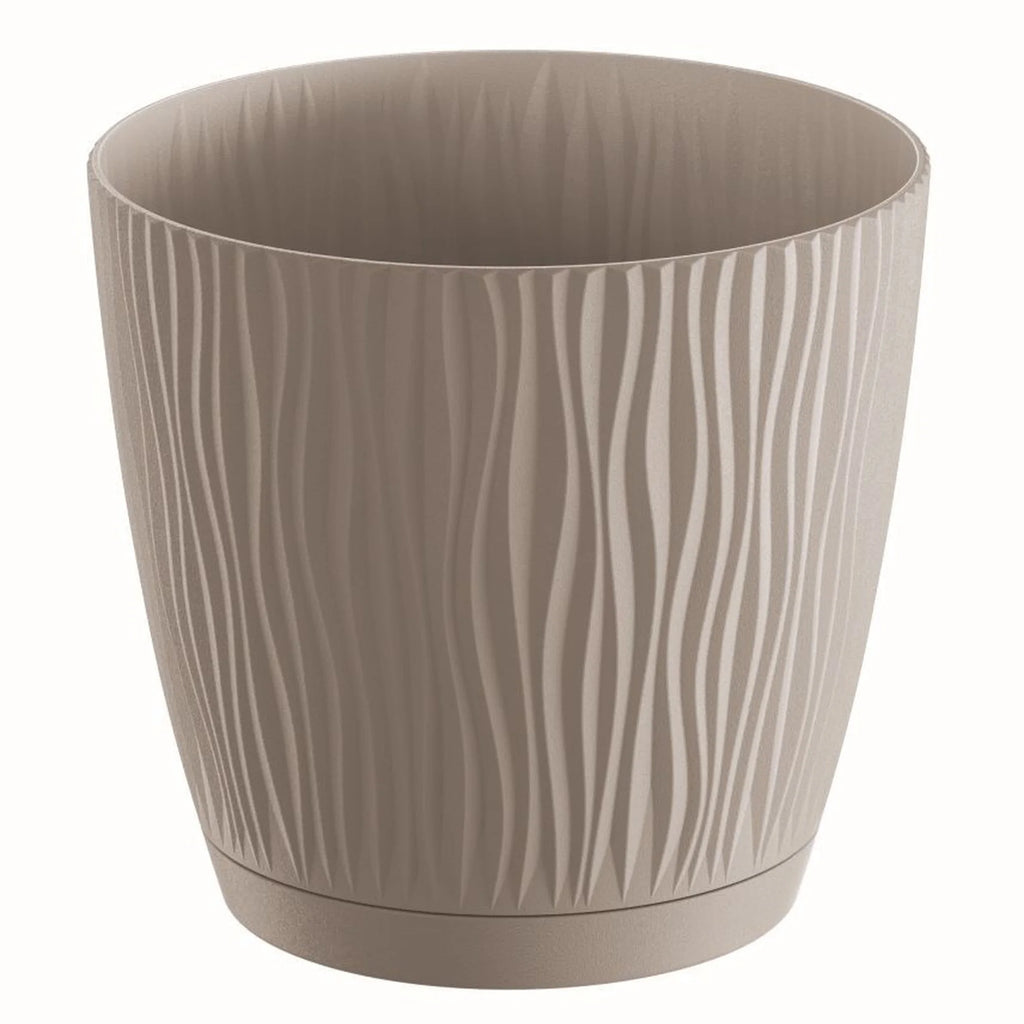 SANDY P 1.6L. flower pot dimensions (mm) 149x149x139 Mocca color