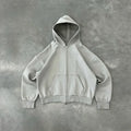 Blank Box Hoodie Manufacture Clothing Custom Dyed Boxy Cropped Acid Stonewash Sunfaded Washed Vintage Bleached 100% Cotton