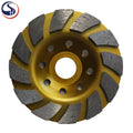 4inch Single Cup Diamond Abrasive Disc Industrial Grade High Speed for Angle Grinders-OEM Customized Concrete Grinding Polishing