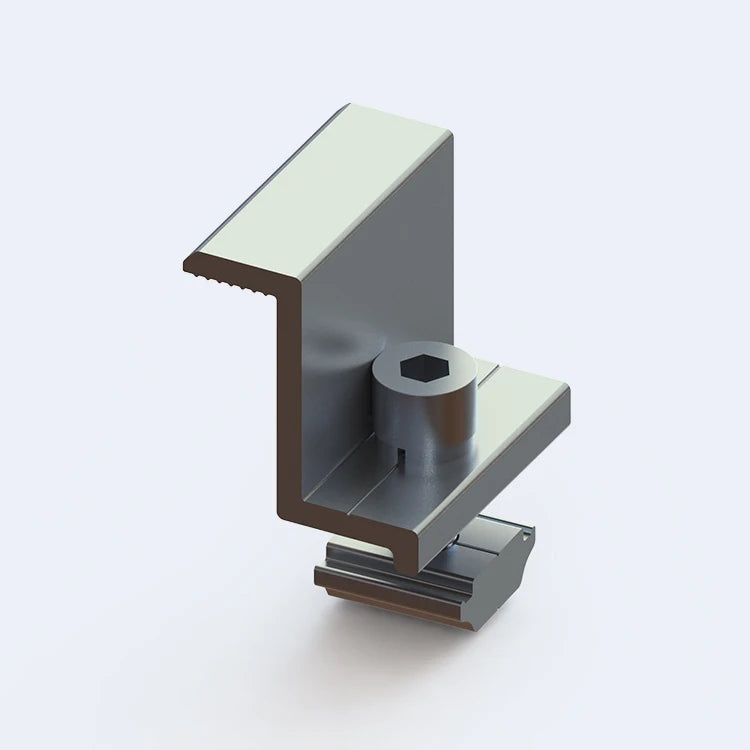 Solar Clamp Solar Panel End Clamps for Solar Panel Mounting Solar Rack Clamps Photovoltaic Bridas