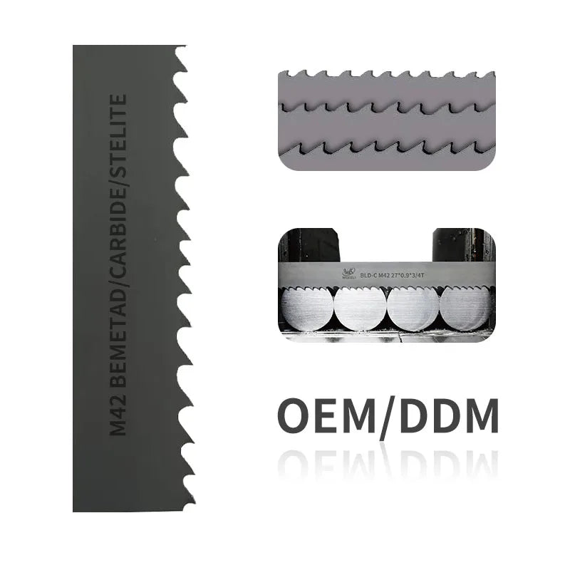 High-performance Industrial Customized Oem Support Coil Ti-coated Tungsten Carbide Steel Band Saw Blade for Metal Sheet Cutting