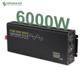 SMARAAD 6000W Pure Sine Wave Solar Inverter DC 12V 24V 48V to AC 220V 110V Grid Single Phase 6KW Battery Inverter