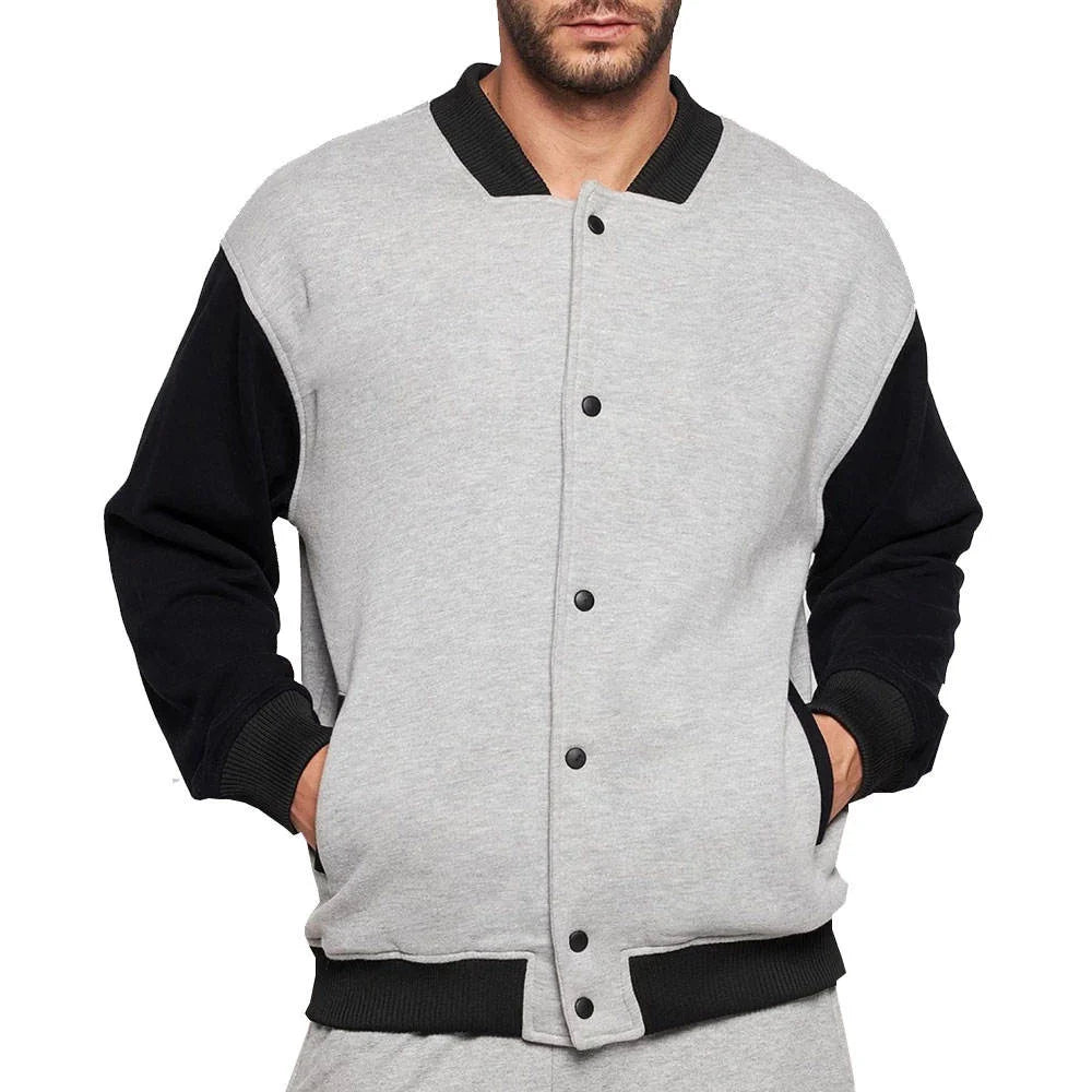 Men's Jackets Classic Retro Wool Varsity Jacket Baggy Plus Size Custom Logo Embroidered Fall Winter Fashion Streetwear
