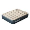 Wholesale Double Size Inflatable Camping Mattress Bultin Pump Air Bed with Pump for Outdoor & Hotel Use