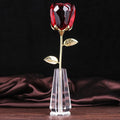 Amethyst Crystal Rose Gift for Mother's Day Graduation & Father's Day-Timeless Healing Crystal Keepsake for Mom
