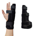 Adjustable Finger Splint Brace for Pinky Ring & Middle Fingers Finger Straightener Immobilizer & Hand Support