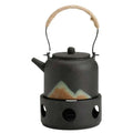 Wholesale Classic Japanese Ceramic Tea Set Warm Small Boiling Tea Stove with Scented Tea and Classic Candle Warm Milk Pot
