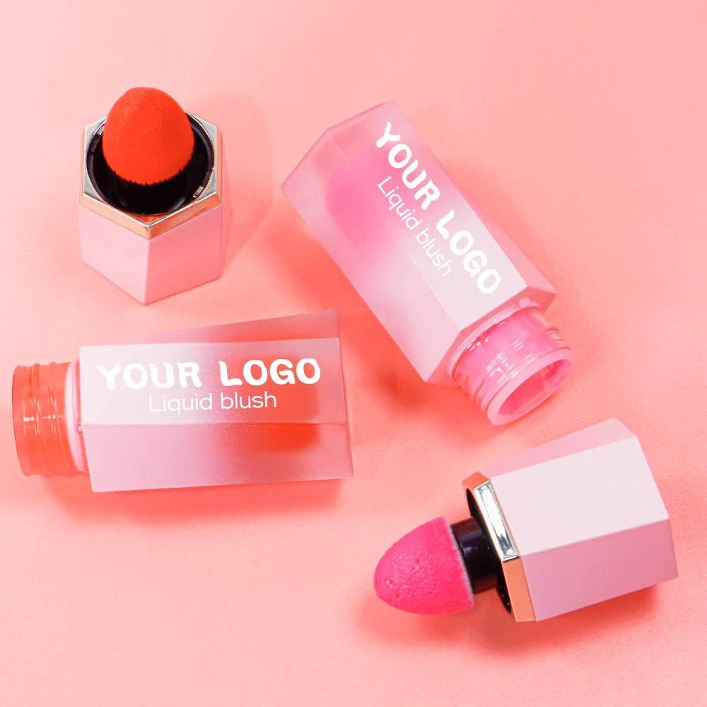 Cruelty-Free Blush Makeup Liquid Blush Long-Wearing Smudge Proof Natural-Looking Dewy Finish Waterproof Long Lasting