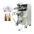 S250 Single Cylindrical Bottle  Paper Cup Semi Auto Screen Printing Machine