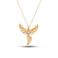 AZURIS 925 Silver Angel Pendant Necklace Elegant Fine Turkey Origin