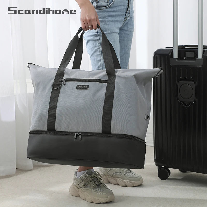 Elegant Leather Tote Bag for Everyday Use Stylish Tote Bag with Zipper Durable Tote Bags for College Students