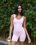 Sleeveless High Elastic Quick Dry Sport Wear Fitness Jumpsuits Yoga Set for Women
