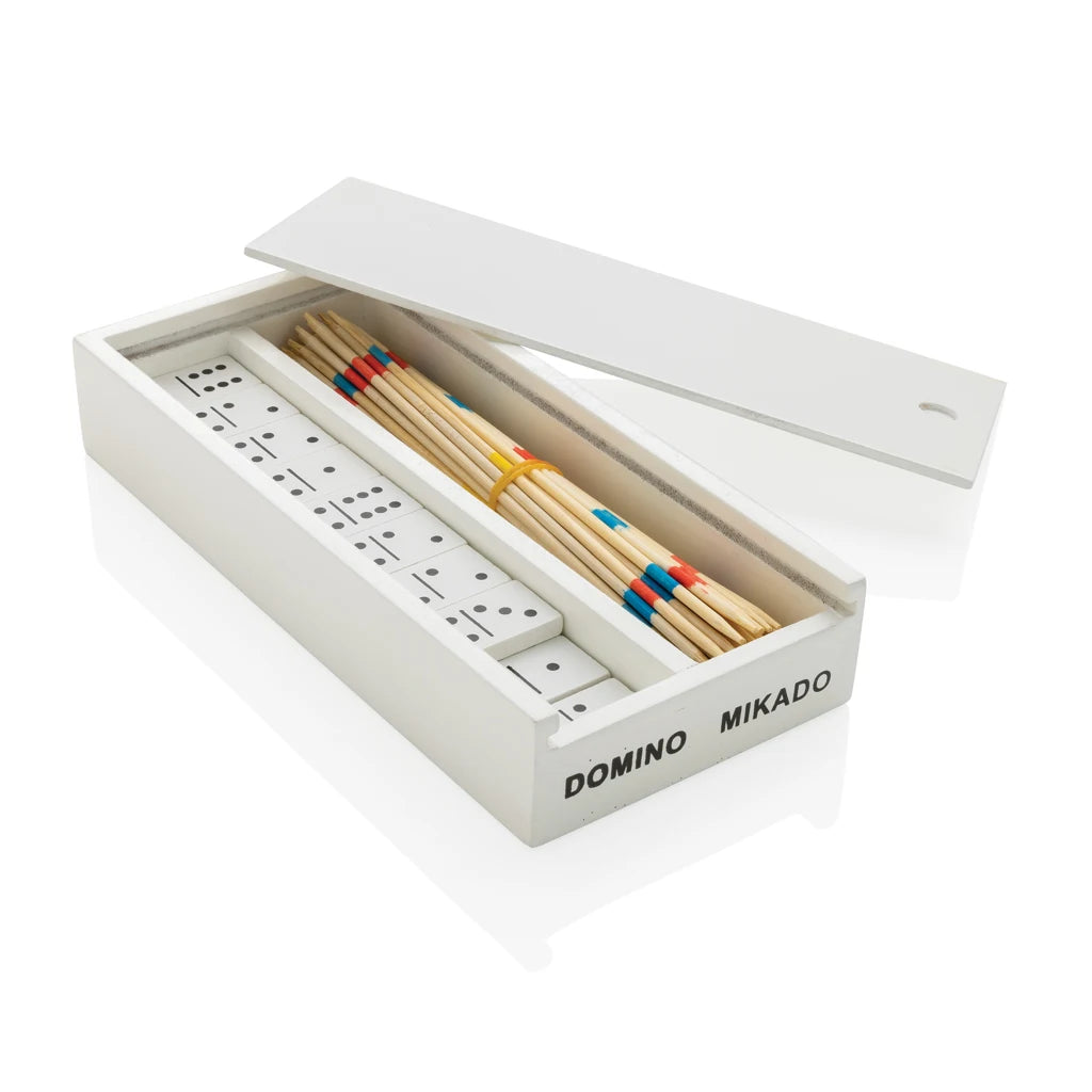 Mikado/Corporate FSCÂ® Deluxe Domino Set Premium Quality for Lovers of Classic Game