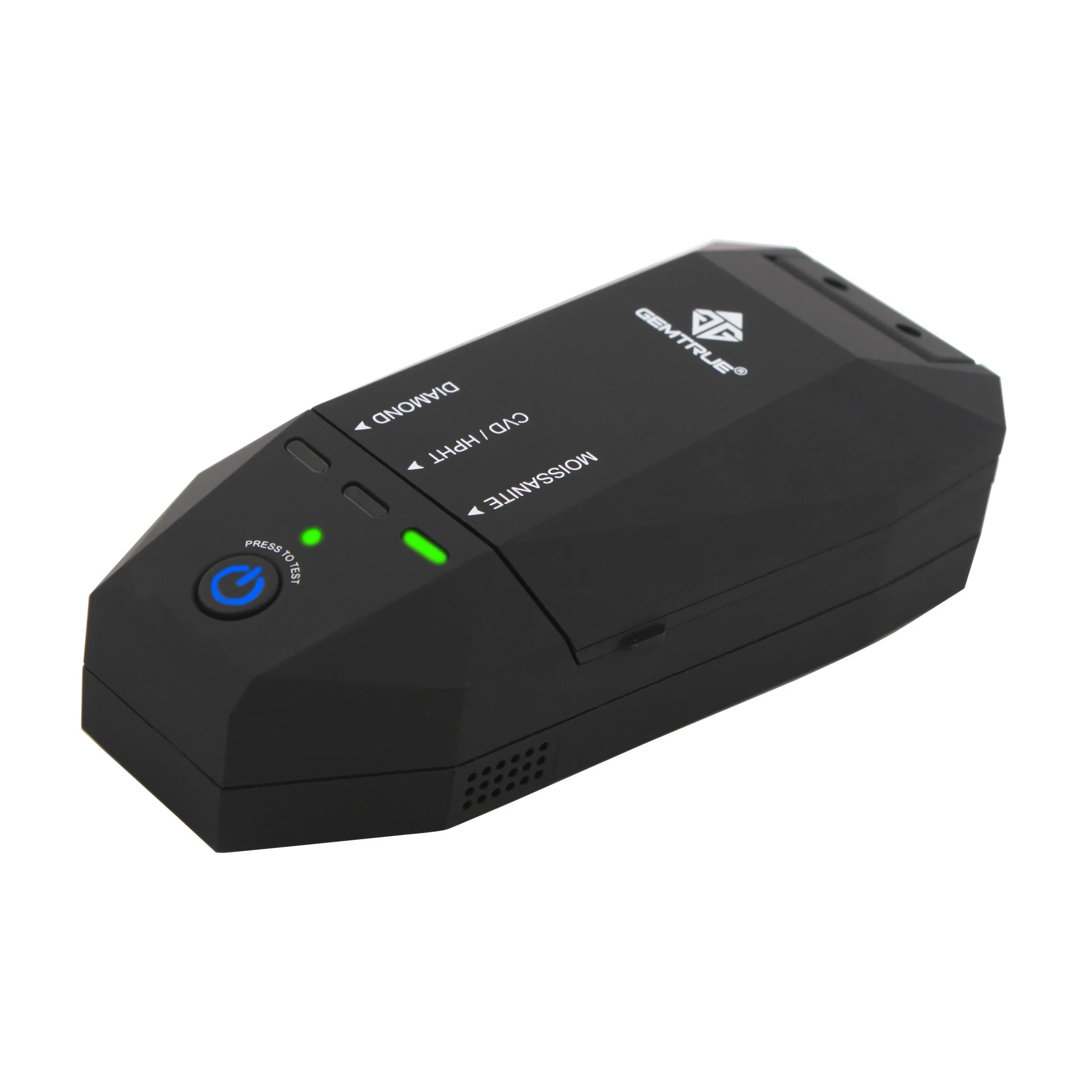 GemTrue Veritas Diamond Moissanite Tester CVD HPHT LED Display Clear English Voice Plastic Effective Diamond Testing Device